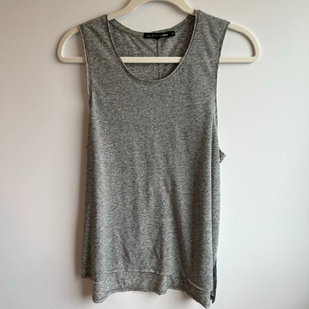 Gray Rag & Bone JEAN Tank Size Large